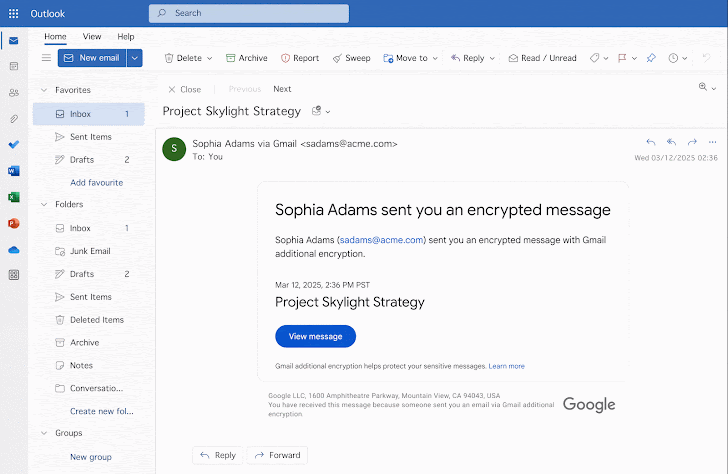 Gmail Interface