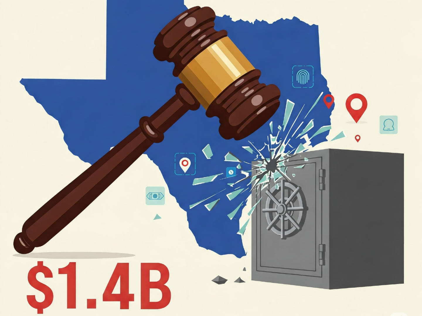 Texas Scores Massive $1.4 Billion Settlement From Google Over Privacy Violations